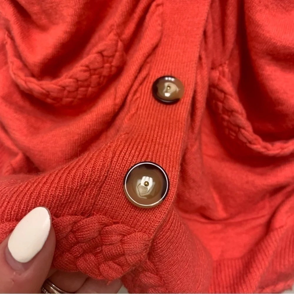 Leifsdottir Anthropologie Angora Wool Blend Cardigan